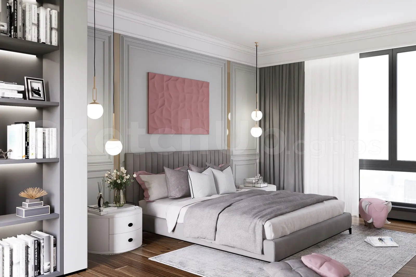 Bedroom Interior — preview 1 (cgtips, CC0)