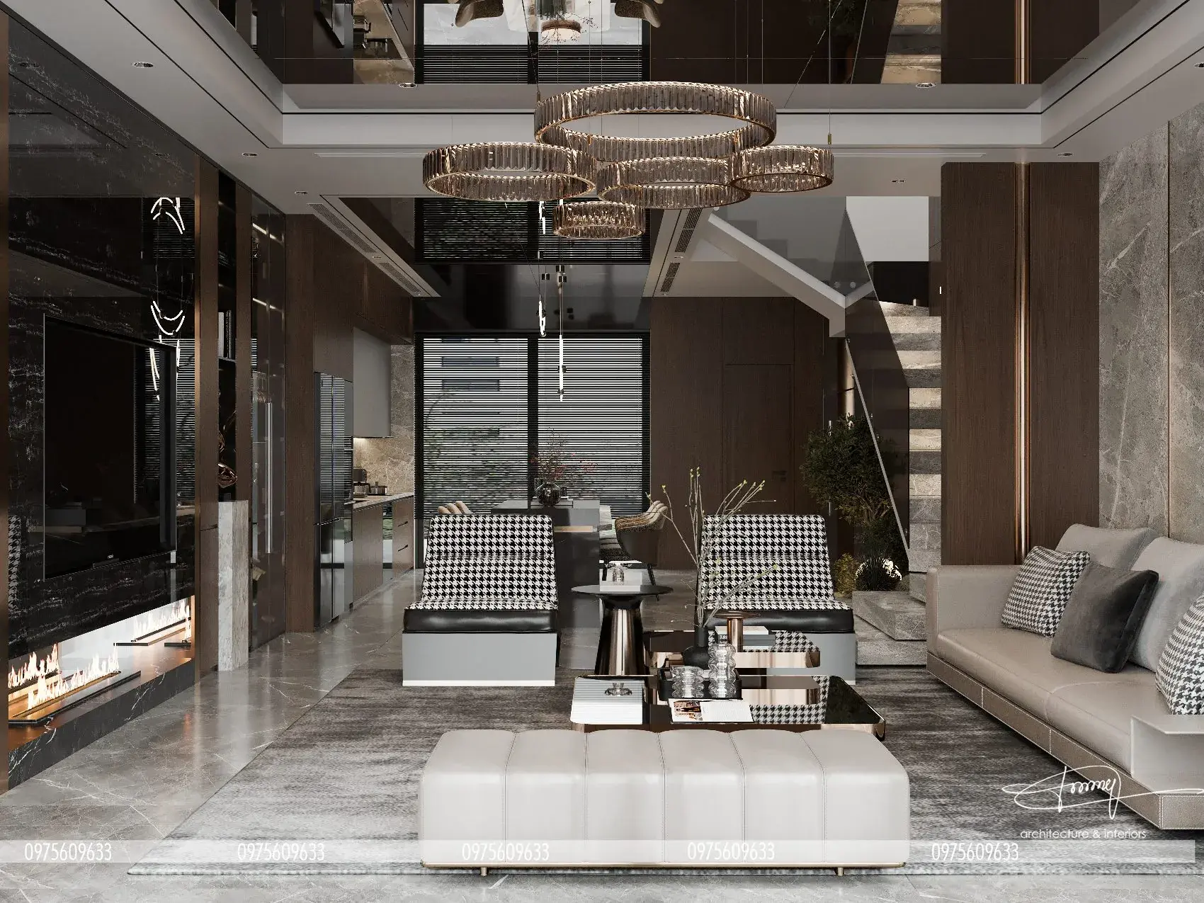 Living Room – Kitchen Interior