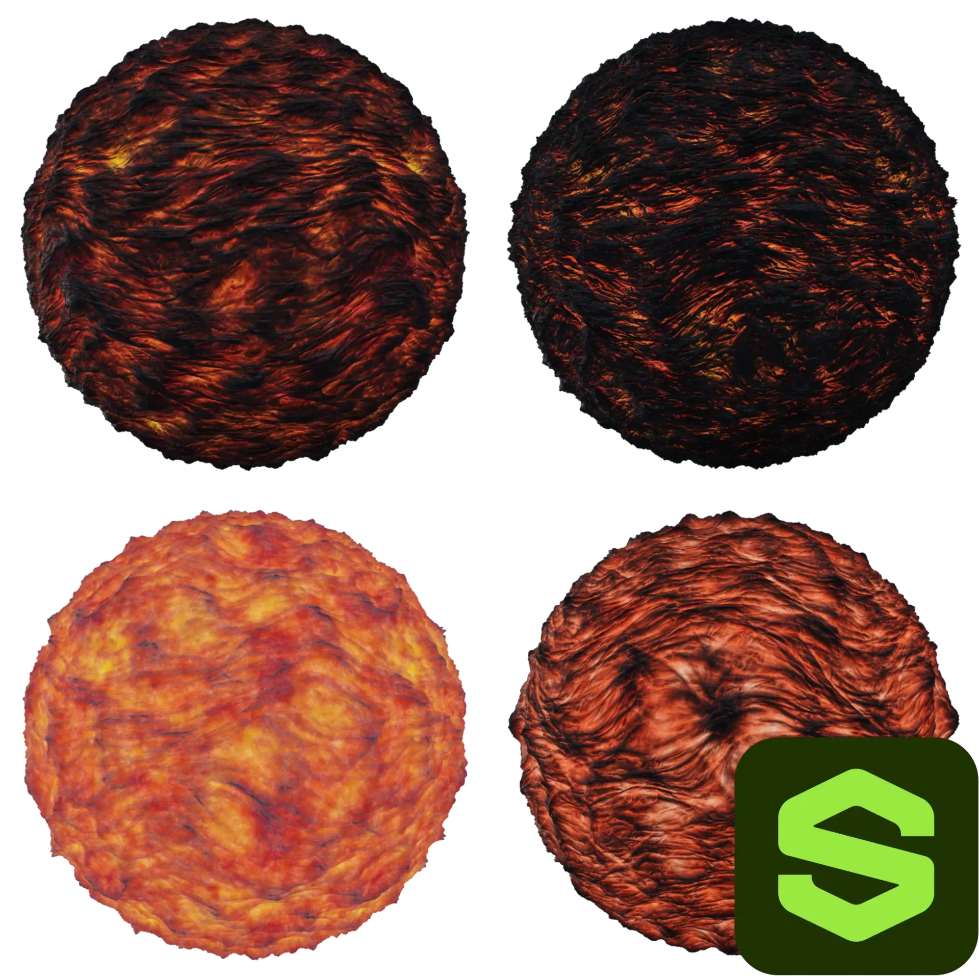 Lava Substance 001 — preview 1 (ambientCG, CC0)