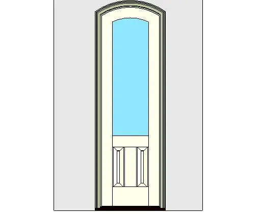 Kolbe Ultra Series Segment Head Inswing Door 1-Wide 2-Panel Standard Sill Units
