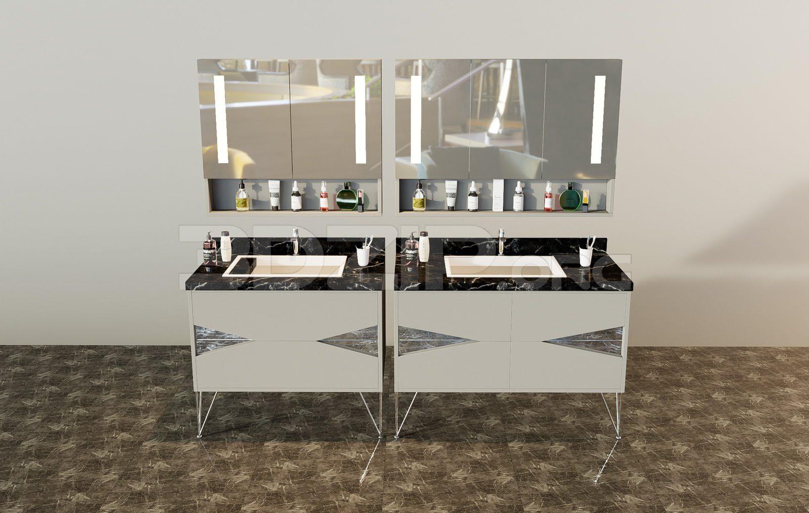 Cabinet With Washbasin