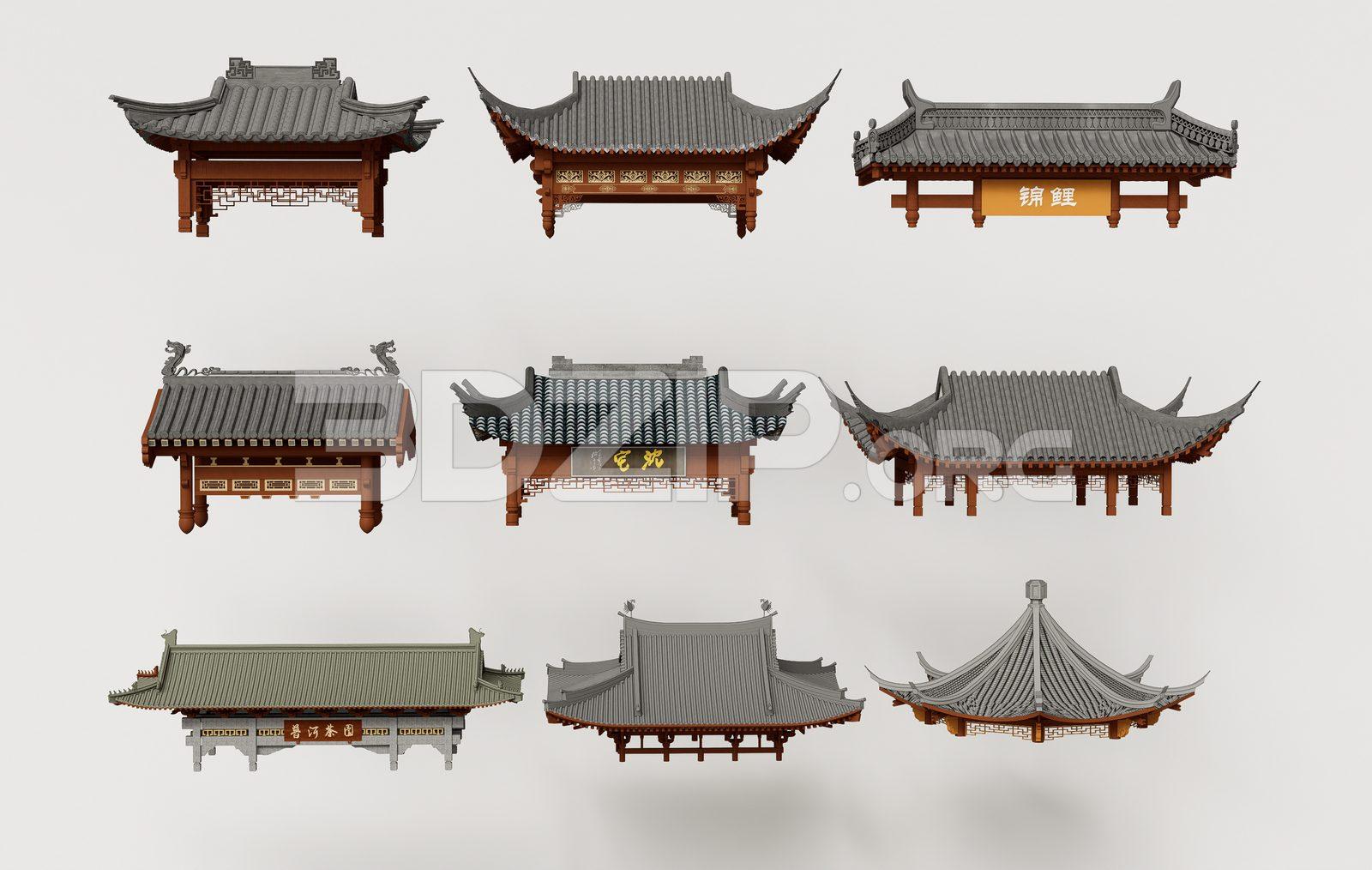 Traditional Asian Roof
