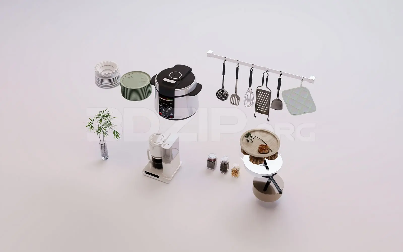 Tableware Kitchen — preview 1 (3dzip)