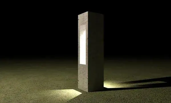 External Concrete Garden Light