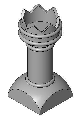 Bishop chimney pot