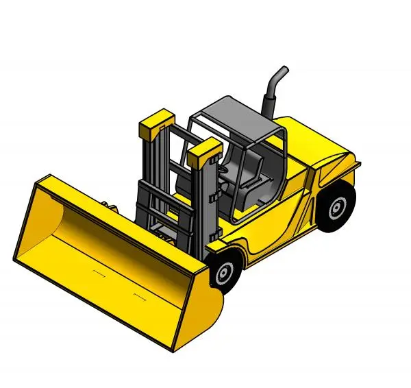 Truck bobcat — preview 1, by soumil296 (RevitCity, CC0)