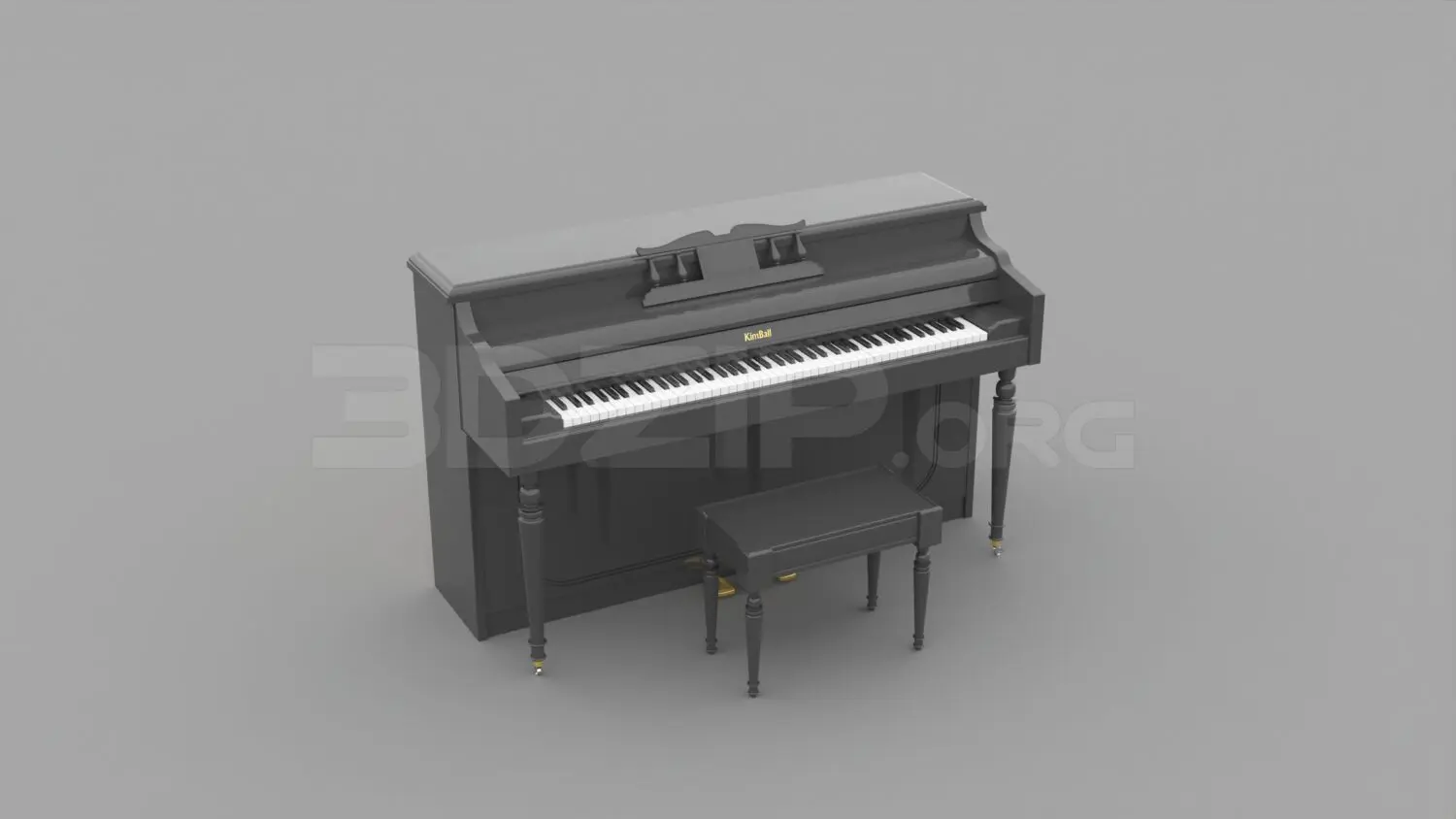 Piano — preview 1, by Huy Hieu Lee (3dzip, CC0)