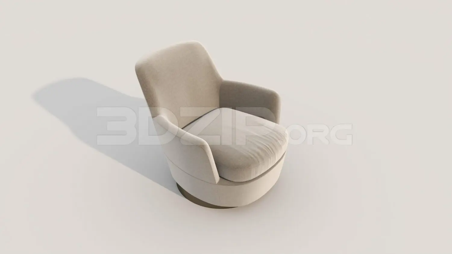 Armchair — preview 1 (3dzip, CC0)