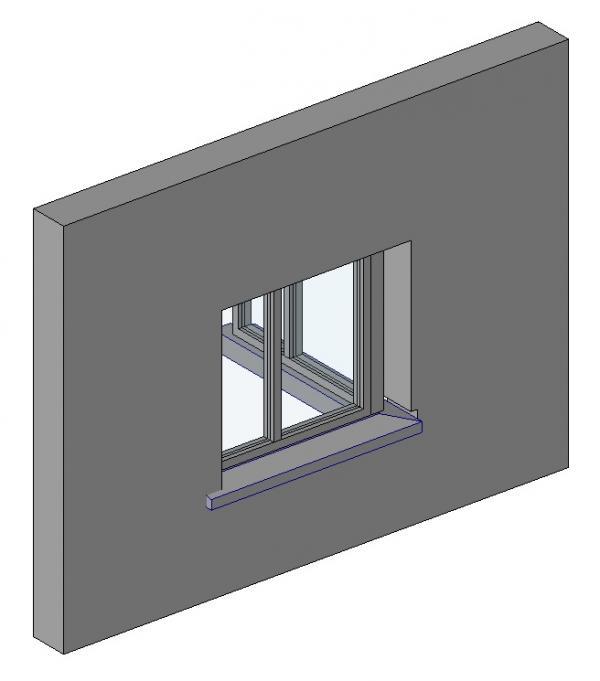 Parametric Corner Window with Sill