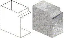 Rectangle Duct Vertical Elbow