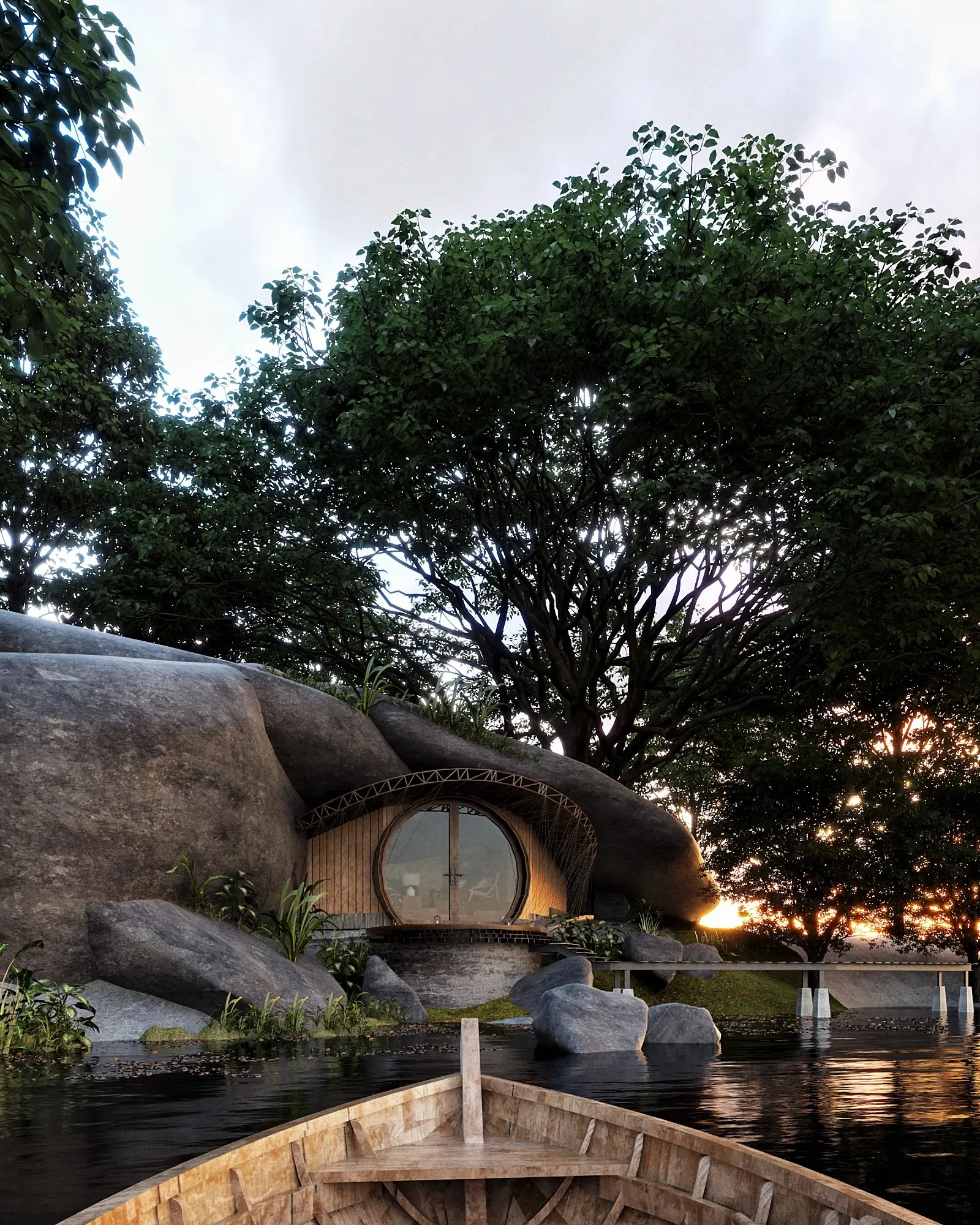Exterior Resort Scene — preview 1, by Chau Hung (cgtips)