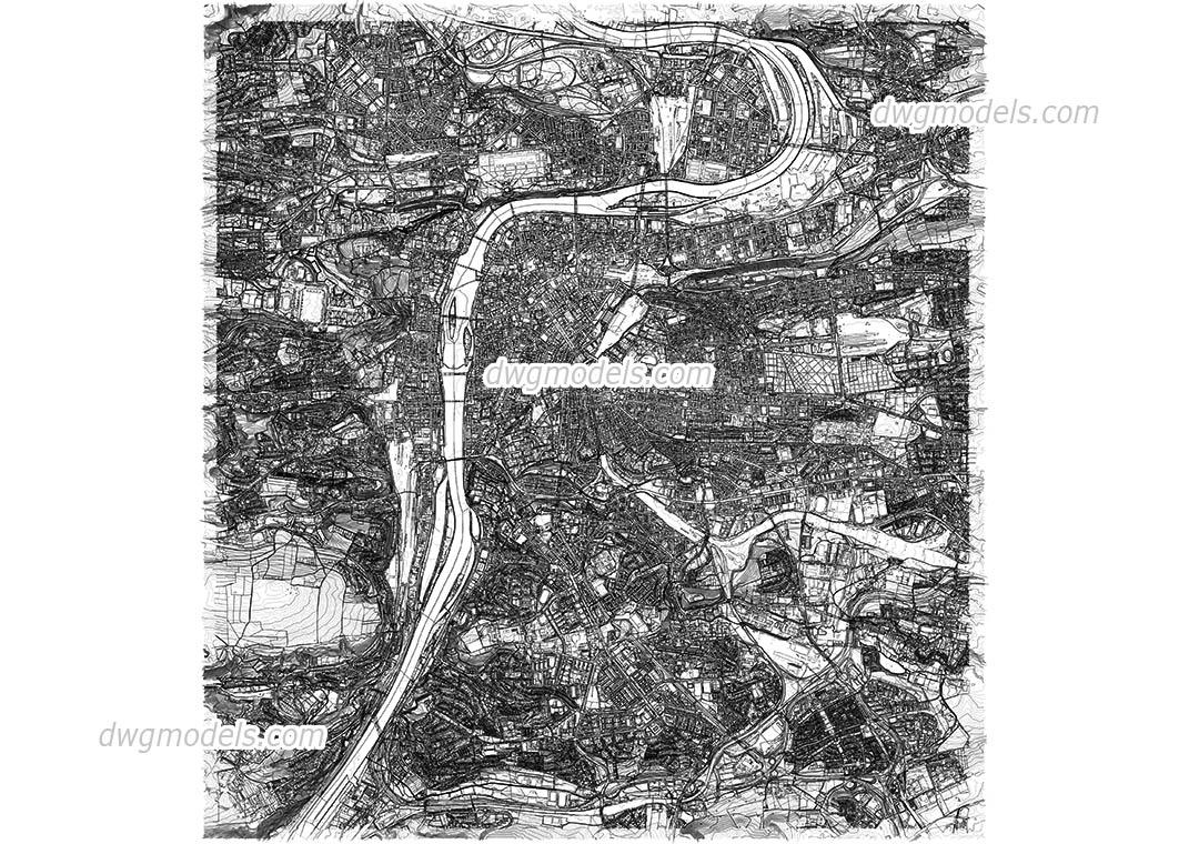 Prague Contour Lines