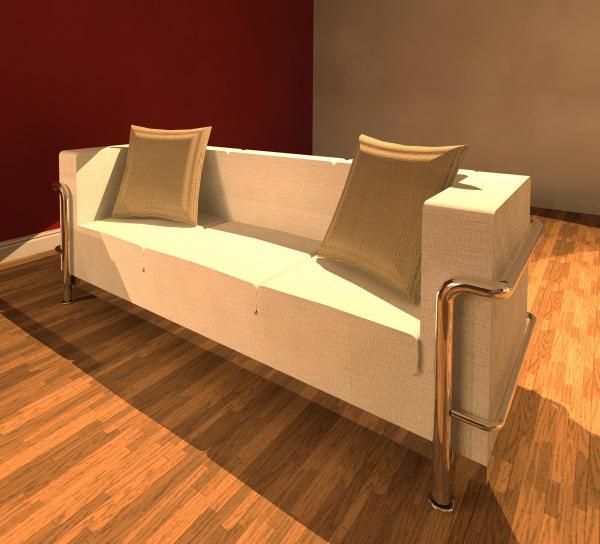 3 Seater LC2 Petit Sofa
