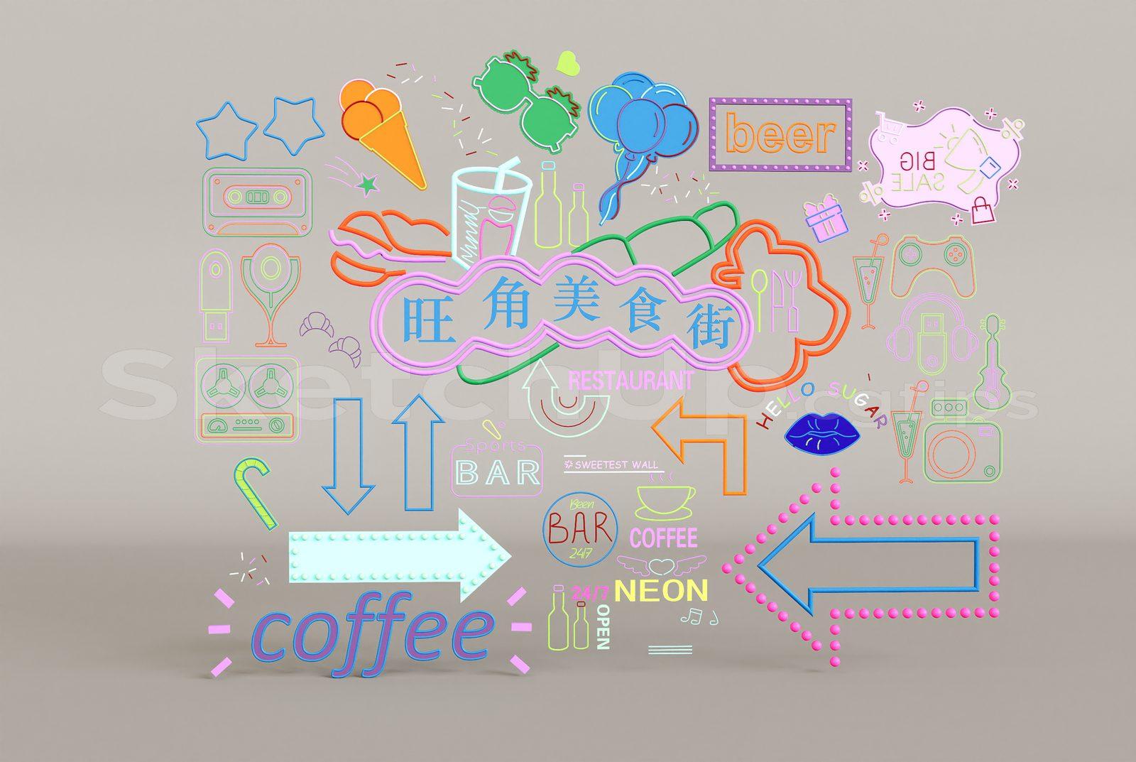 Neon Light Set — preview 1 (cgtips)