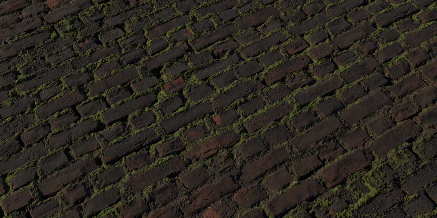 Mossy Brick