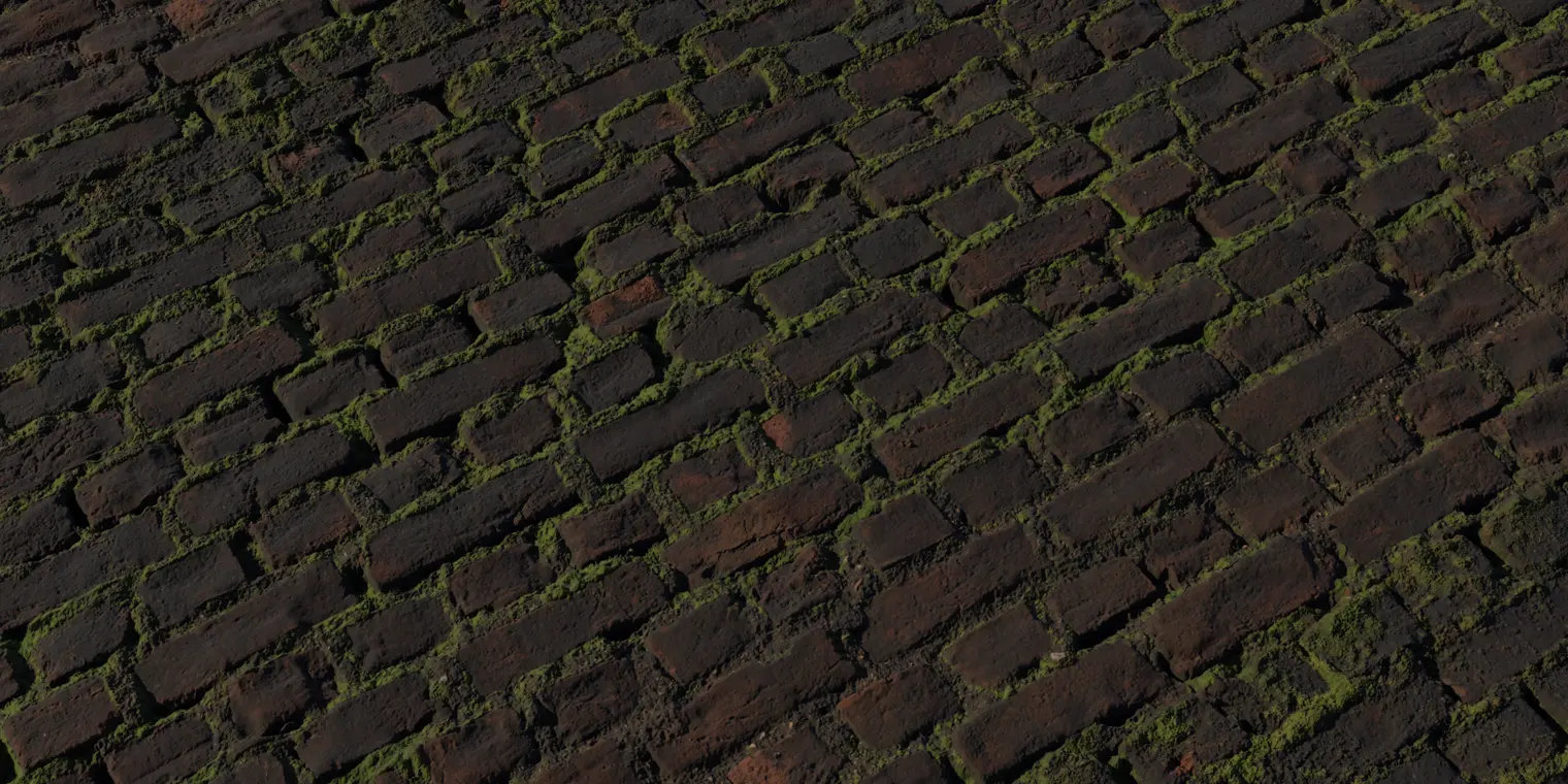 Mossy Brick