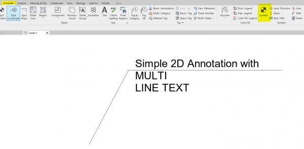 Simple multi line annotation