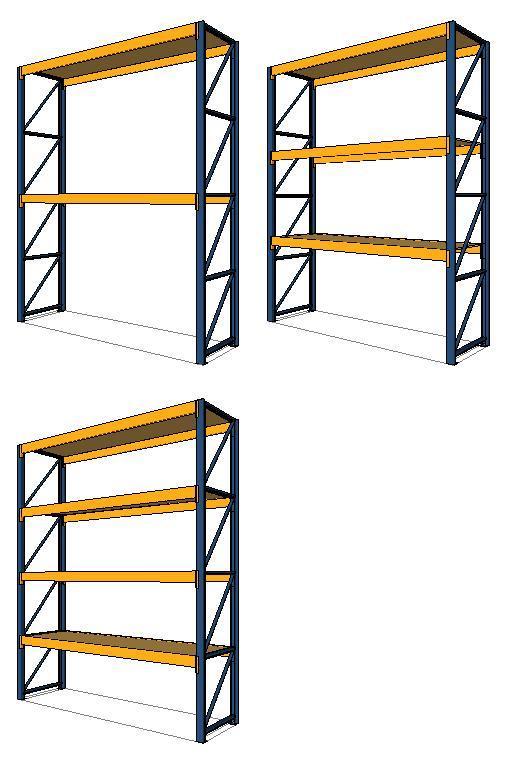 Pallet Racking - Victor - Adjustable Beams - Optional Shelving