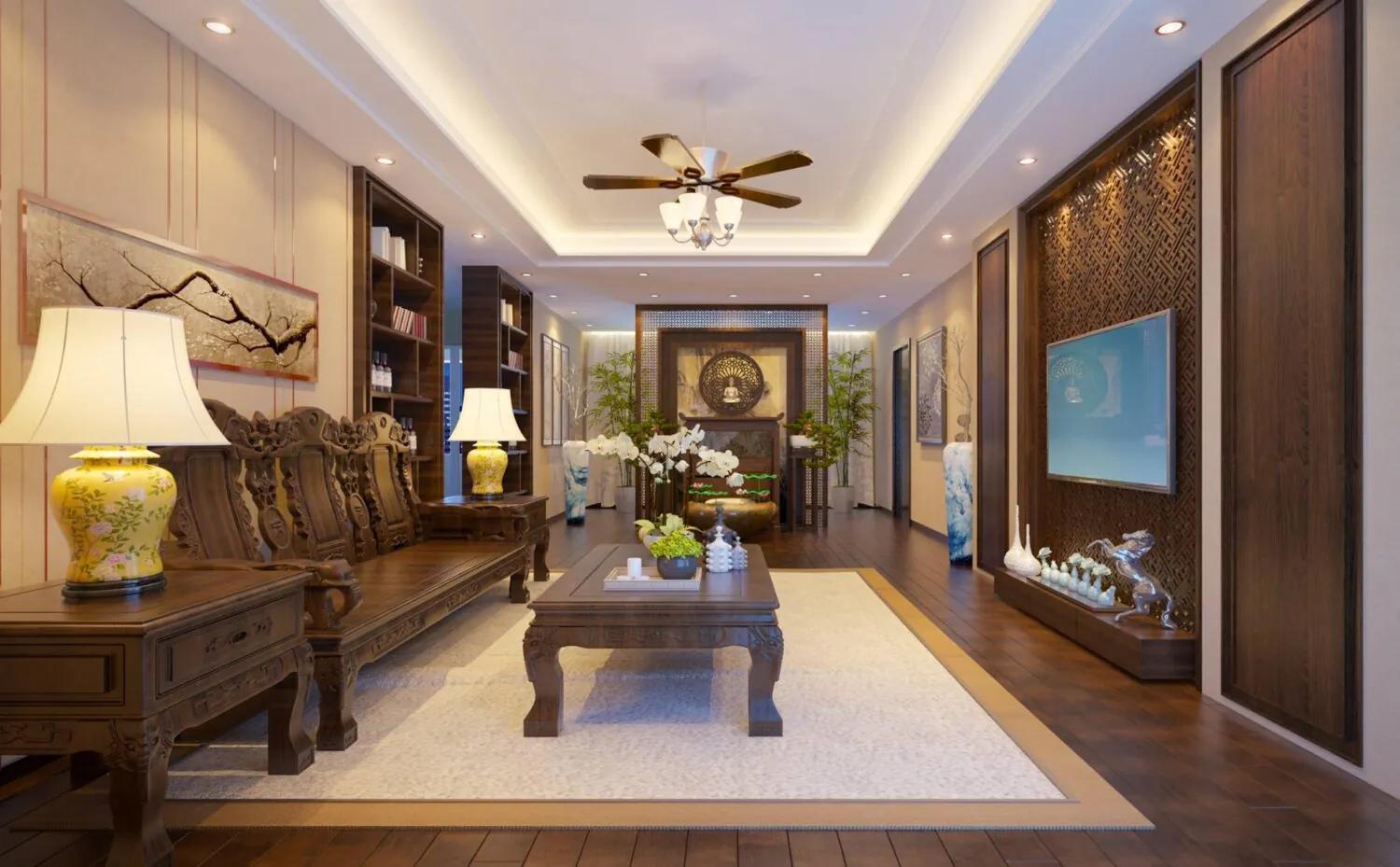 Indochine Living Room Interior