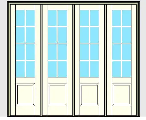 Kolbe Ultra Series Inswing Entrance Door 4-Wide 1-Panel Handicap Sill Units