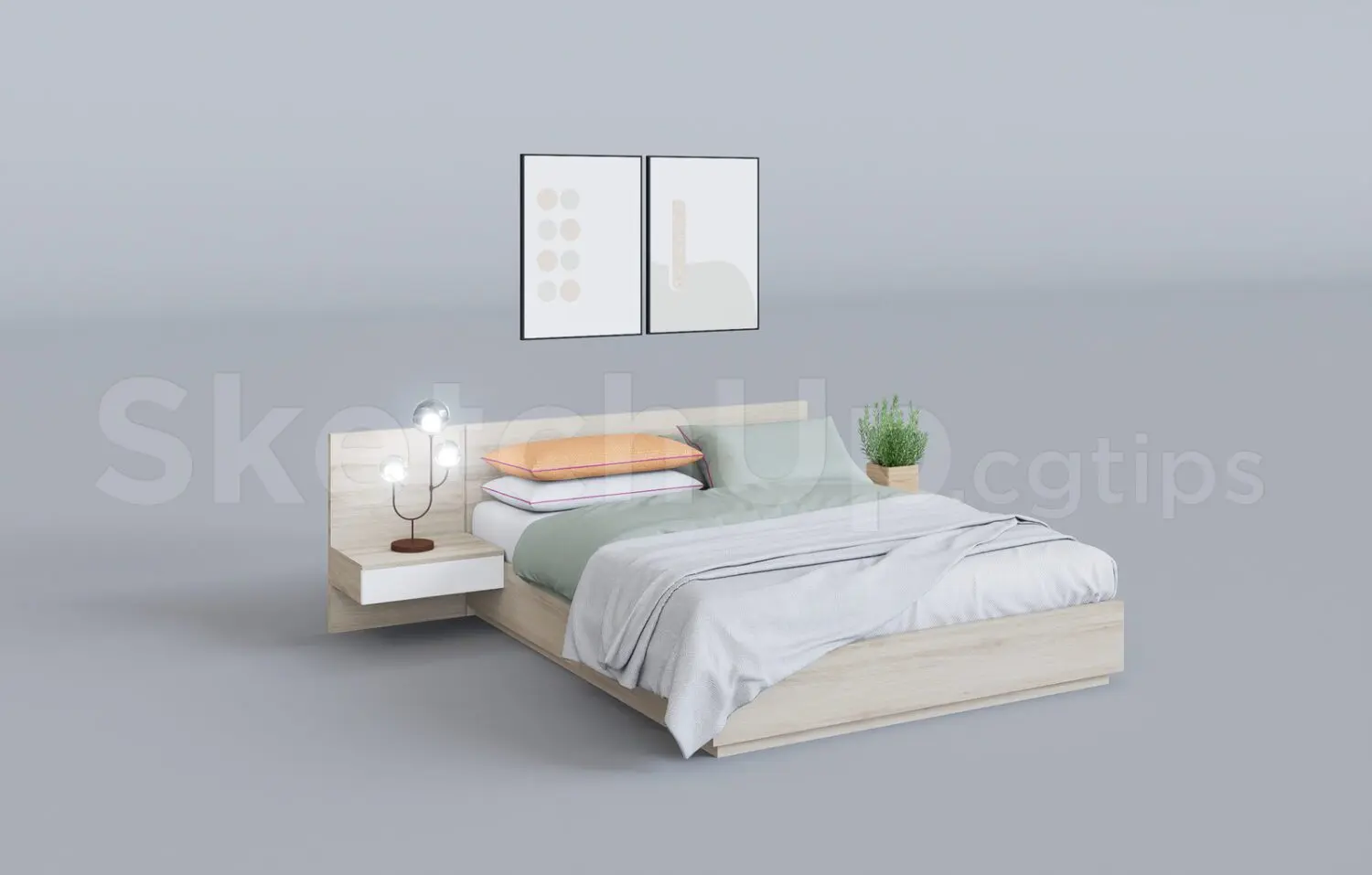 Bed — preview 1 (cgtips, CC0)