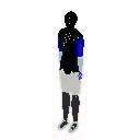 Woman Standing At Attention