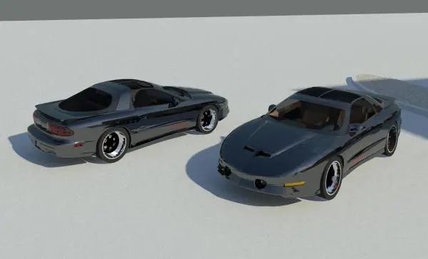 Pontiac Trans Am - Car Automobile Vehicle — preview 1, by bradley911 (RevitCity, CC0)