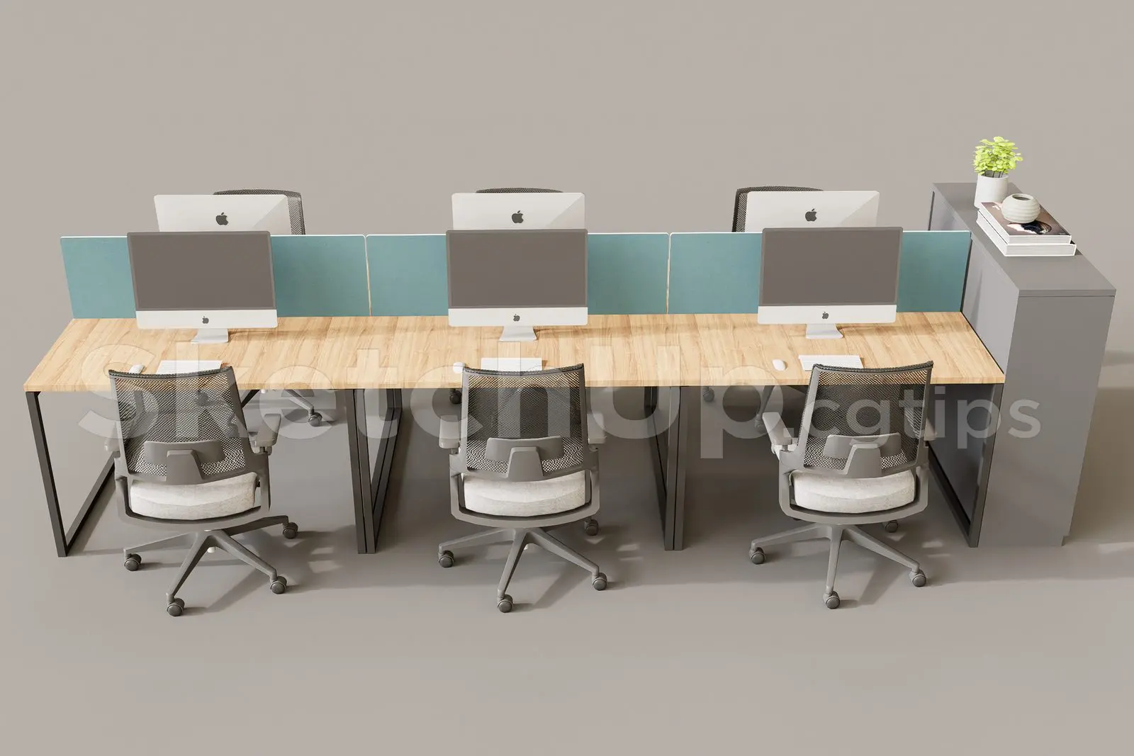 Office desk and chairs — preview 1 (cgtips, CC0)