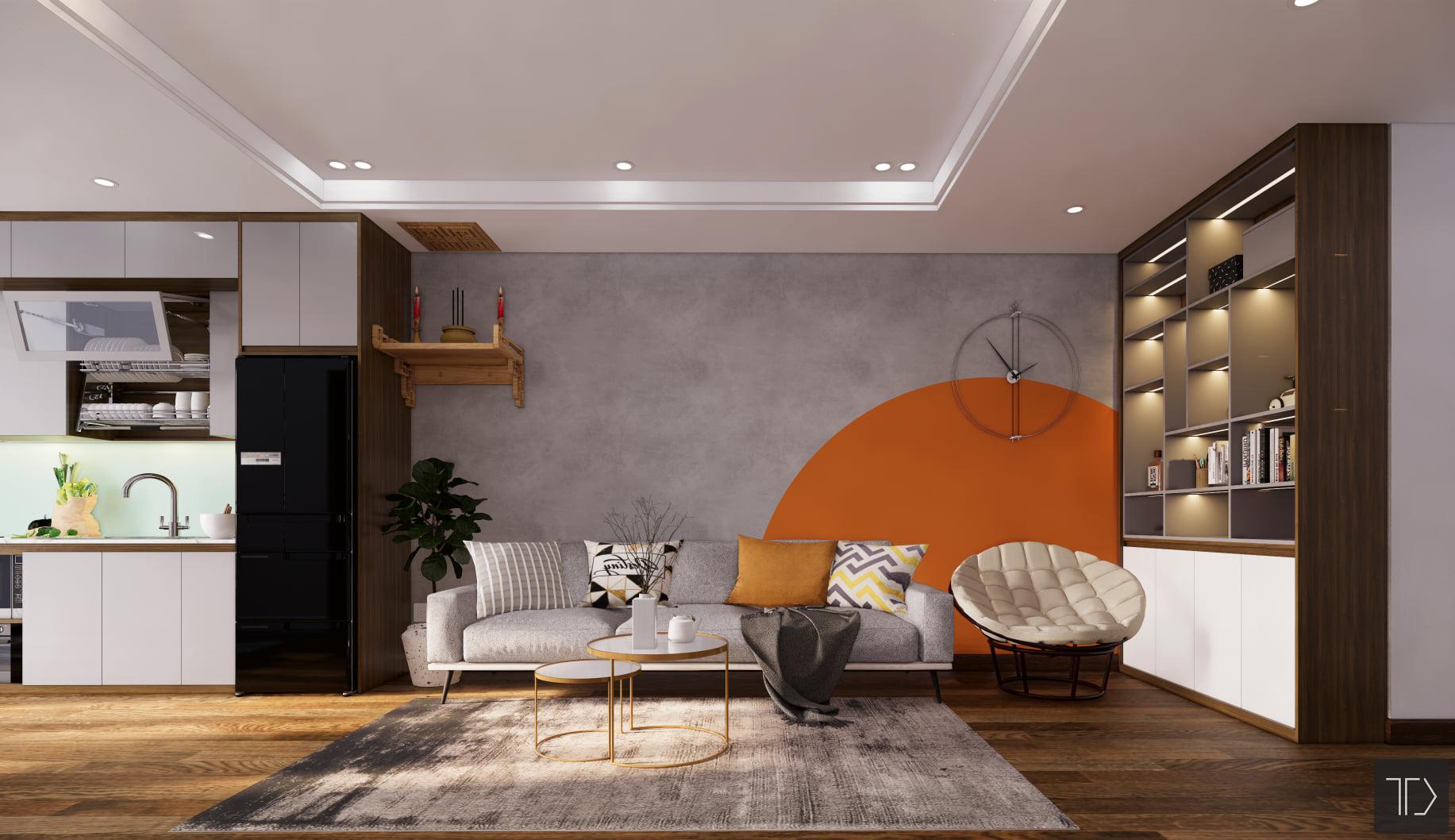 Interior Living- Kitchenroom Scene