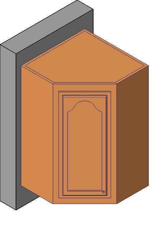 Upper Corner Wall Cabinet