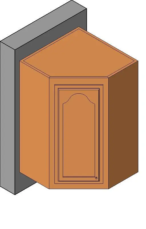 Upper Corner Wall Cabinet