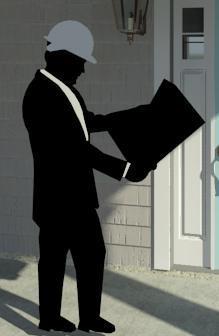 2D Architect Looking At Drawings