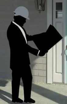 2D Architect Looking At Drawings