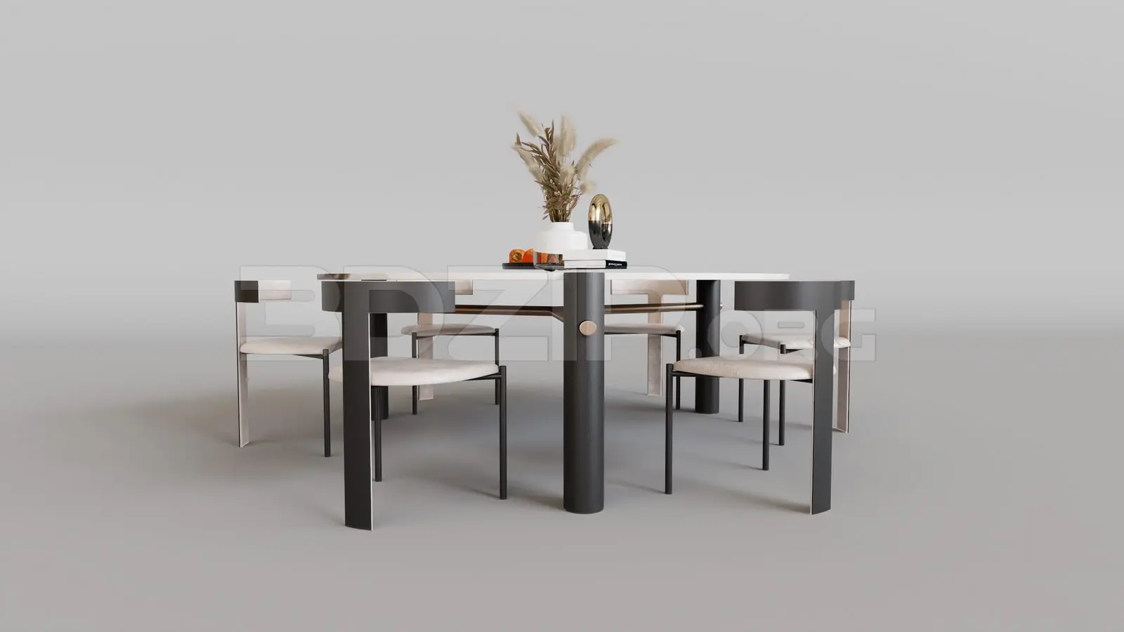 Dining Table And Chair — preview 1 (3dzip)