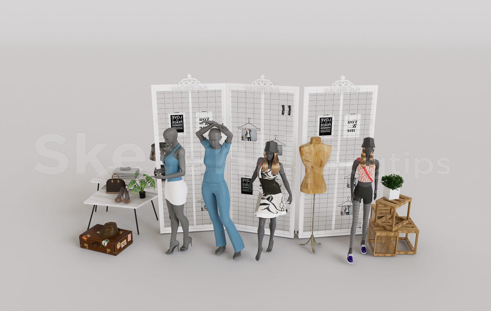 A Mannequin For Fashion Clothing