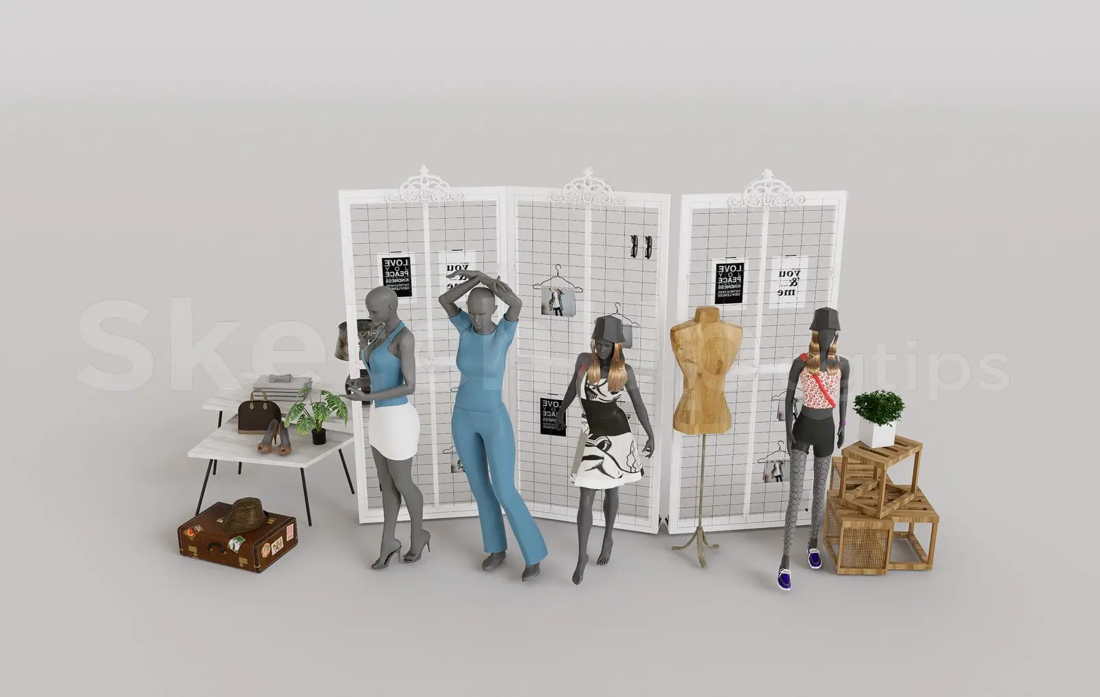 A Mannequin For Fashion Clothing