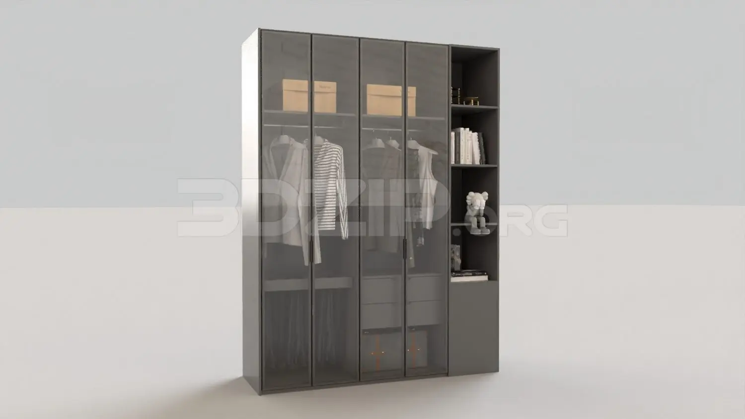 Wardrobe — preview 1 (3dzip, CC0)