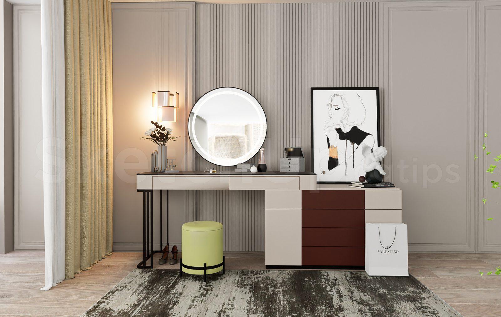 Makeup Table 3D Model for SketchUp — preview 1 (cgtips)