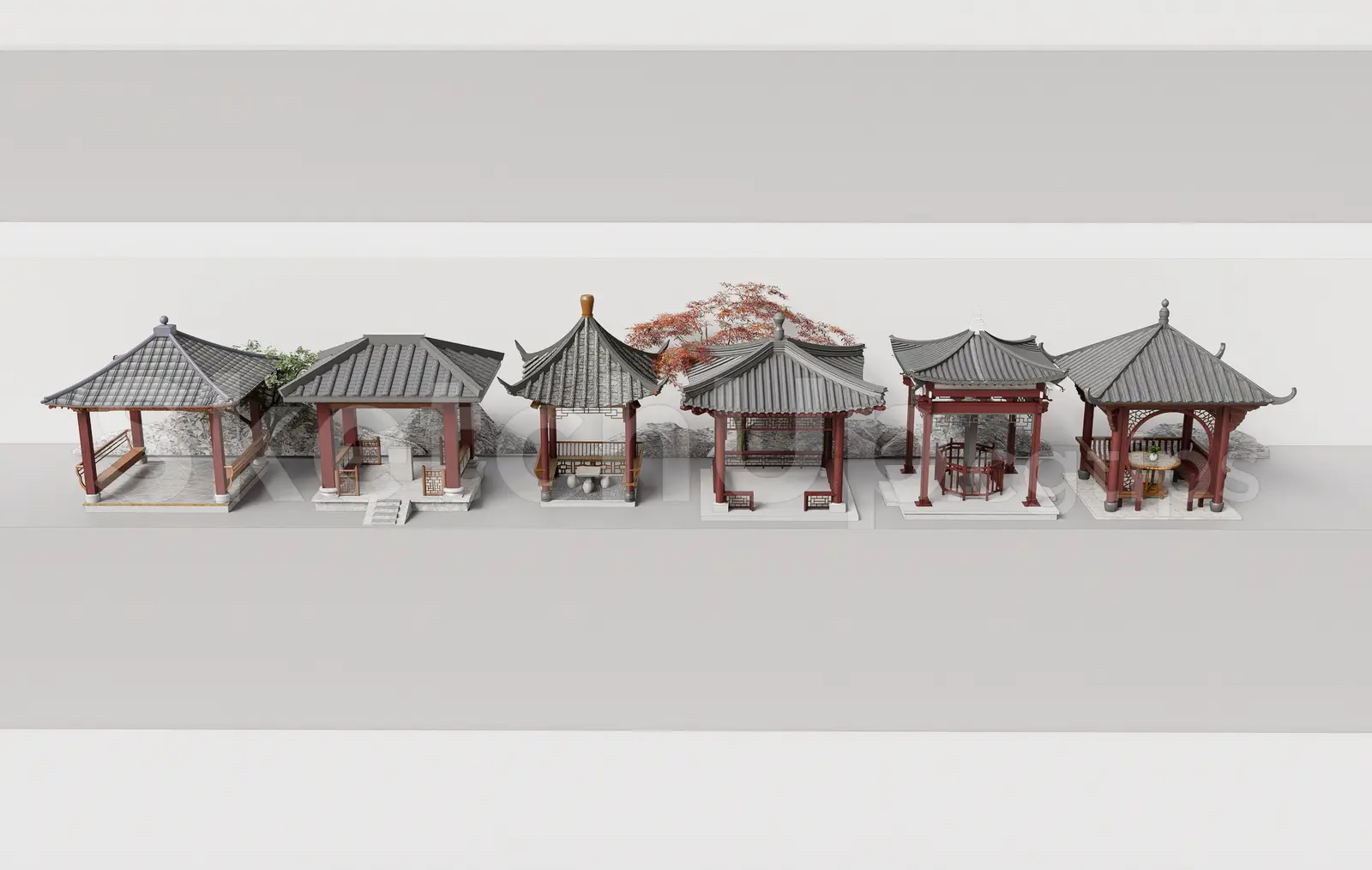 Traditional Asian Gazebo & Pavilion
