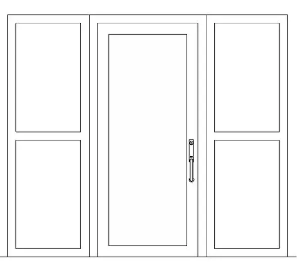 Door with windows