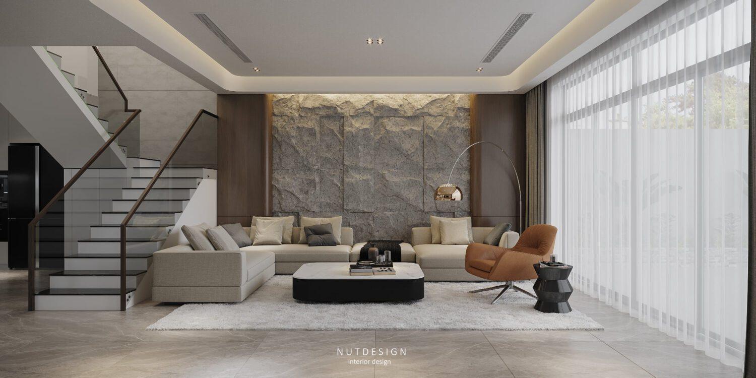Living Room – Kitchen Interior
