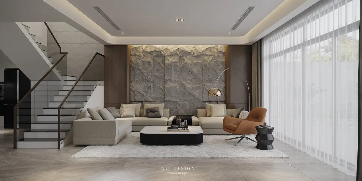 Living Room – Kitchen Interior
