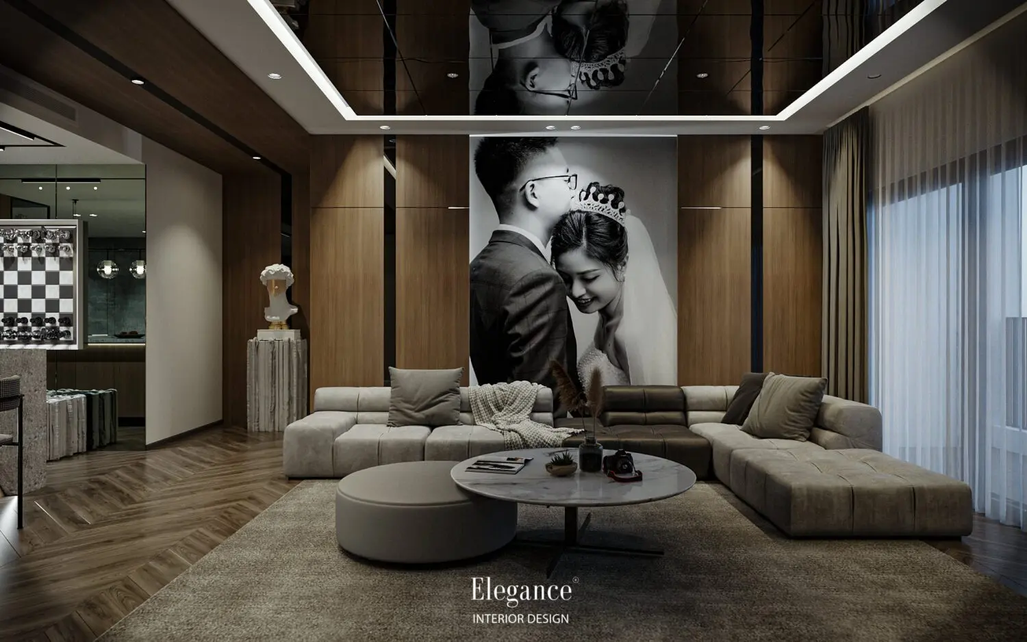Living Room – Kitchen Interior