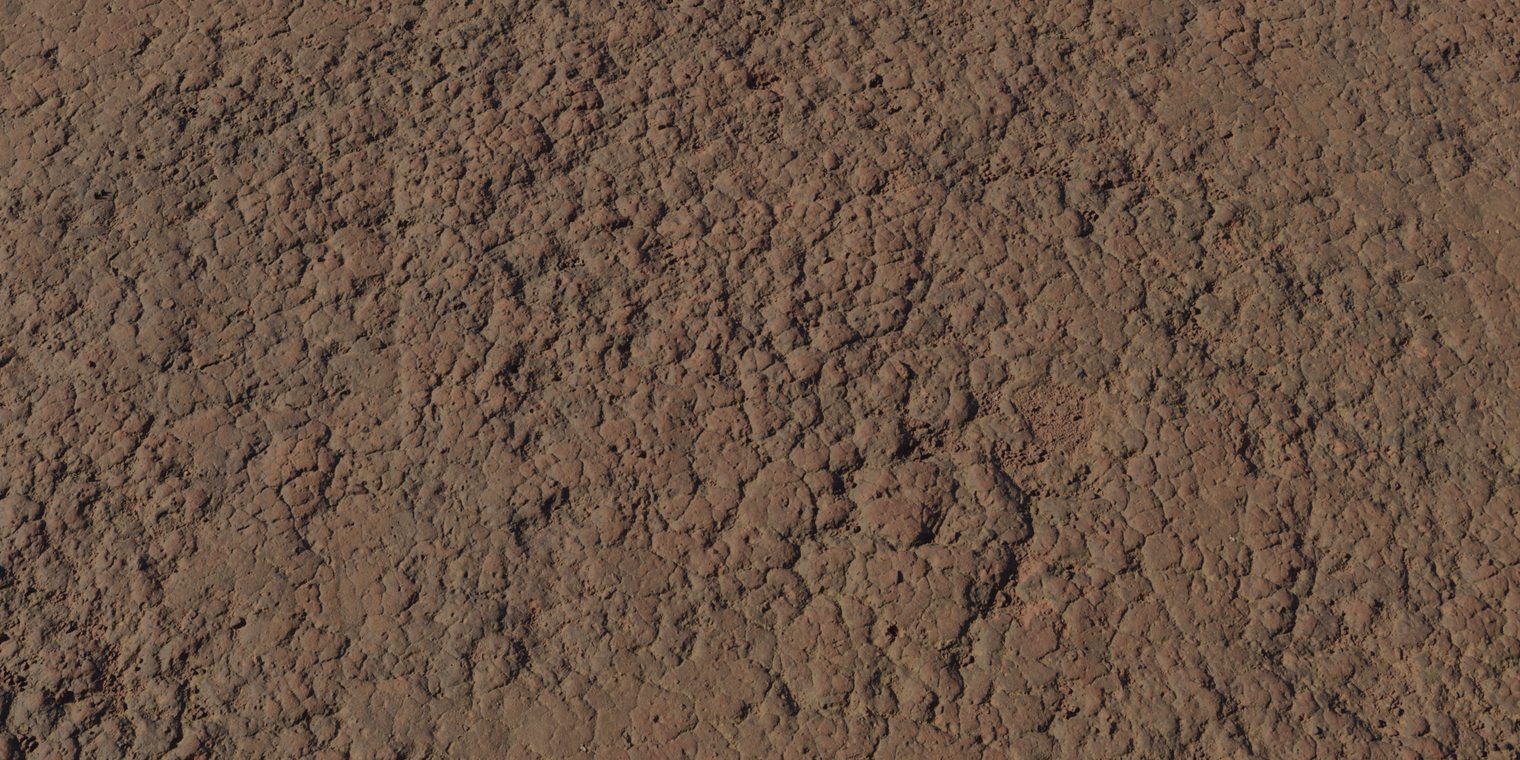 Cracked Red Ground