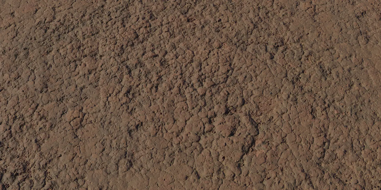 Cracked Red Ground