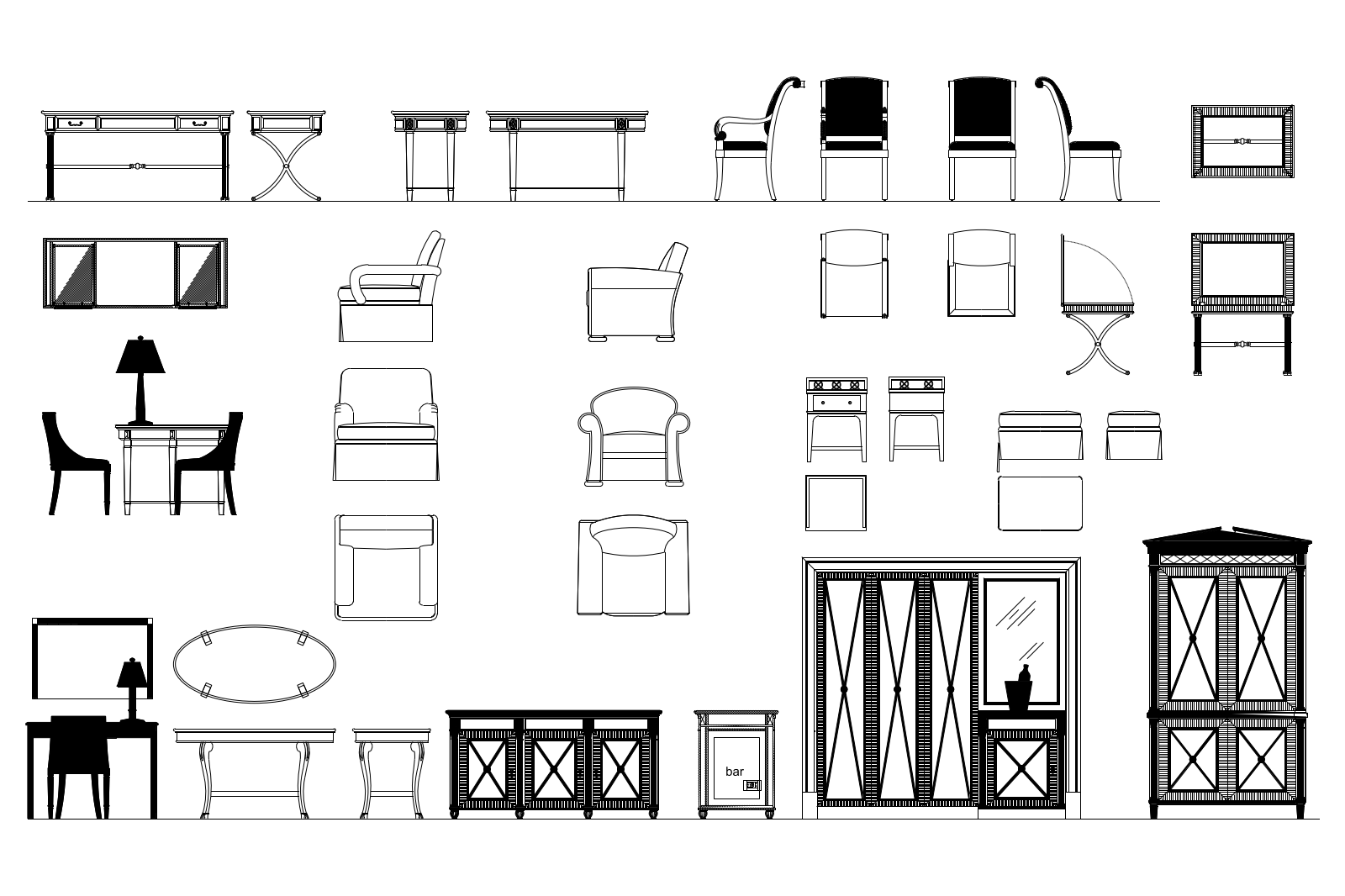 Furniture for hotels