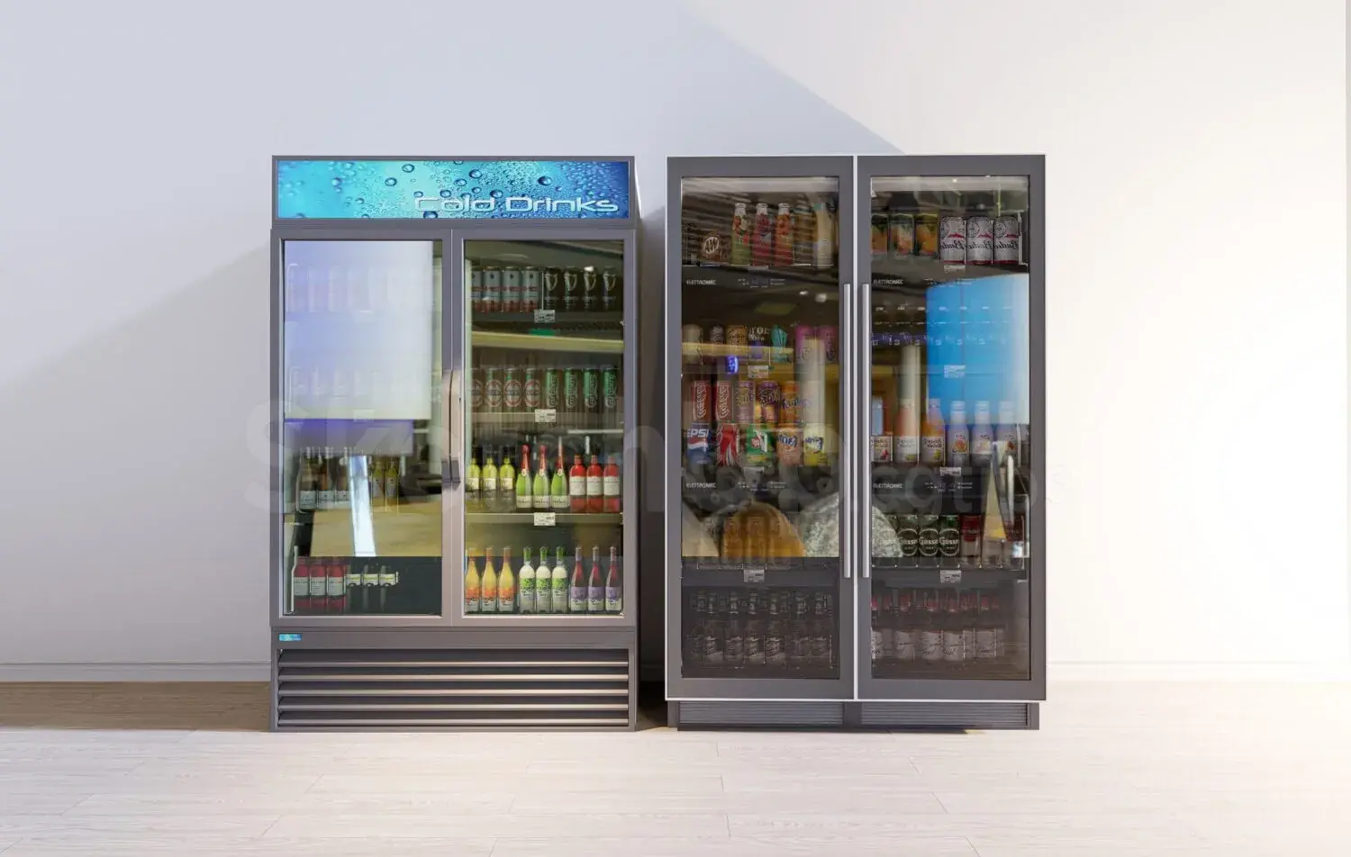 Supermarket Fridge Showcase