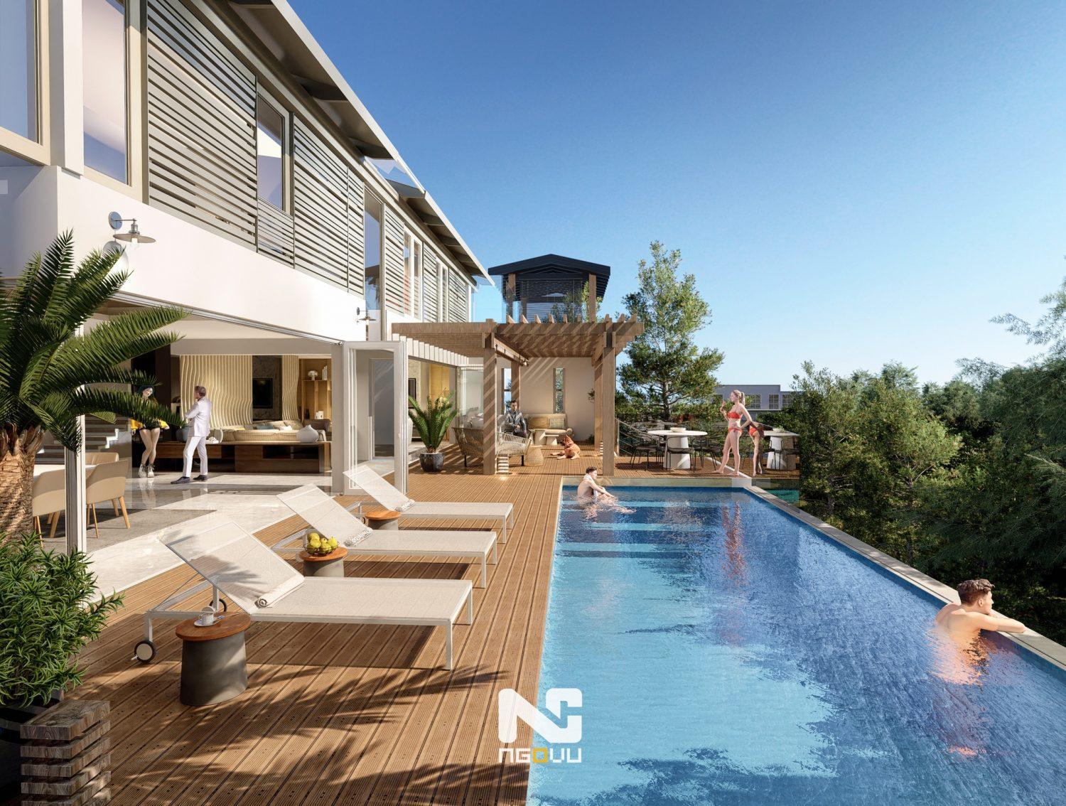 Pool House Exterior