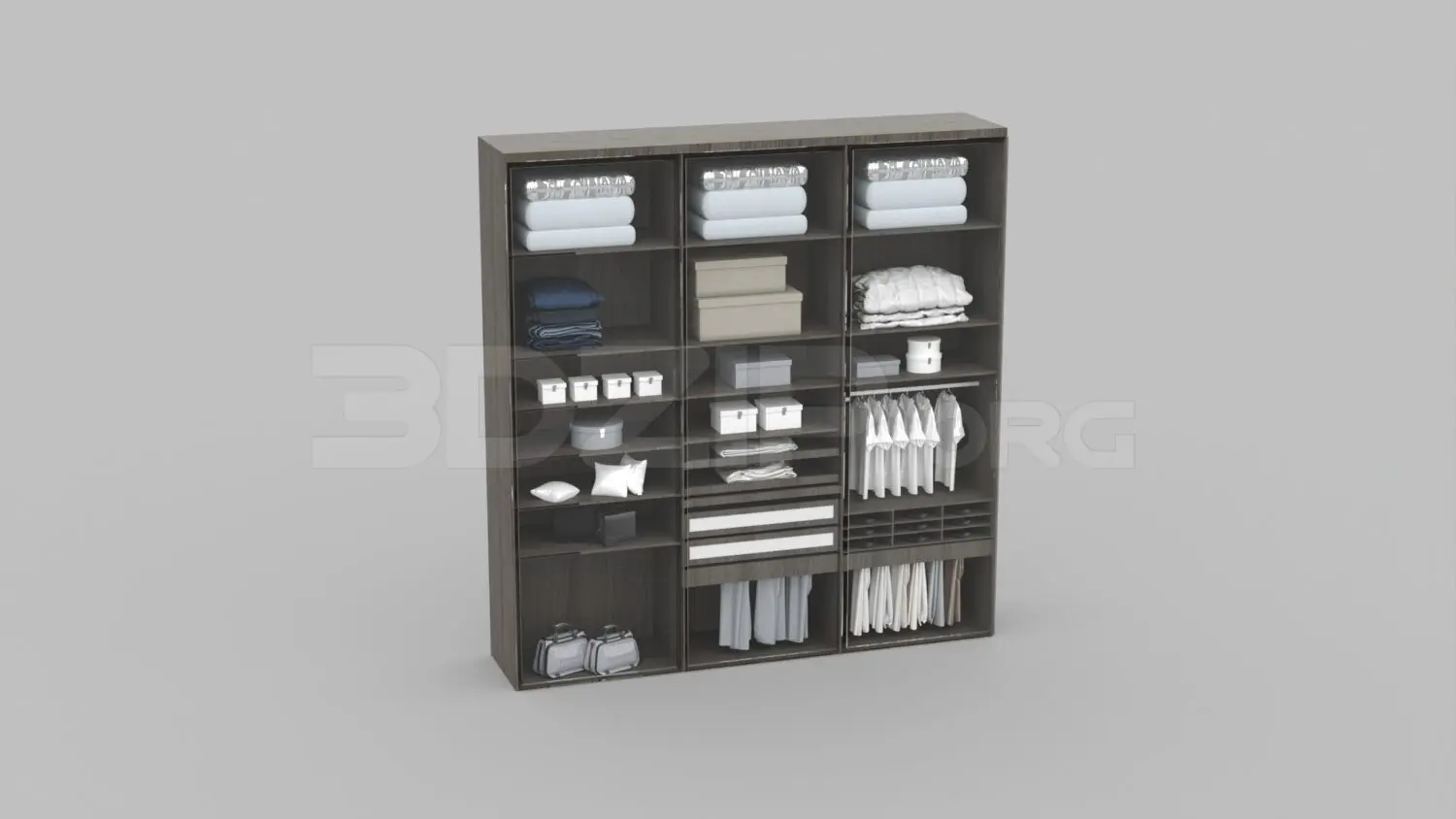 Wardrobe — preview 1, by Huy Hieu Lee (3dzip, CC0)