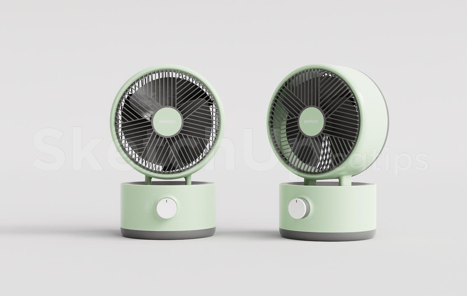 Modern Desktop Air Circulator Fan